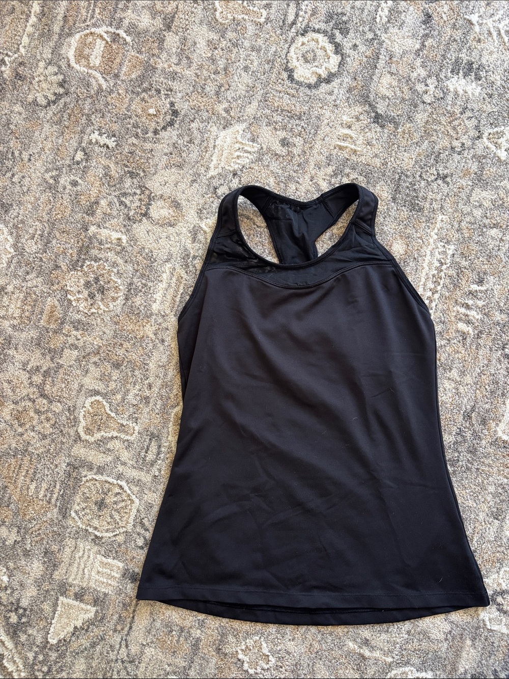 Athleta Black Racerback Athletic Tank Top